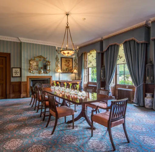 Dining at Hexton Manor
